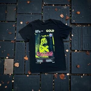 FALLING IN REVERSE (GOLD) “THE DRUG IN ME IS YOU” TOUR T-SHIRT